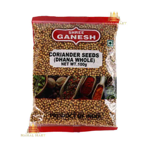 Shree Ganesh Coriander Seeds Whole 100g
